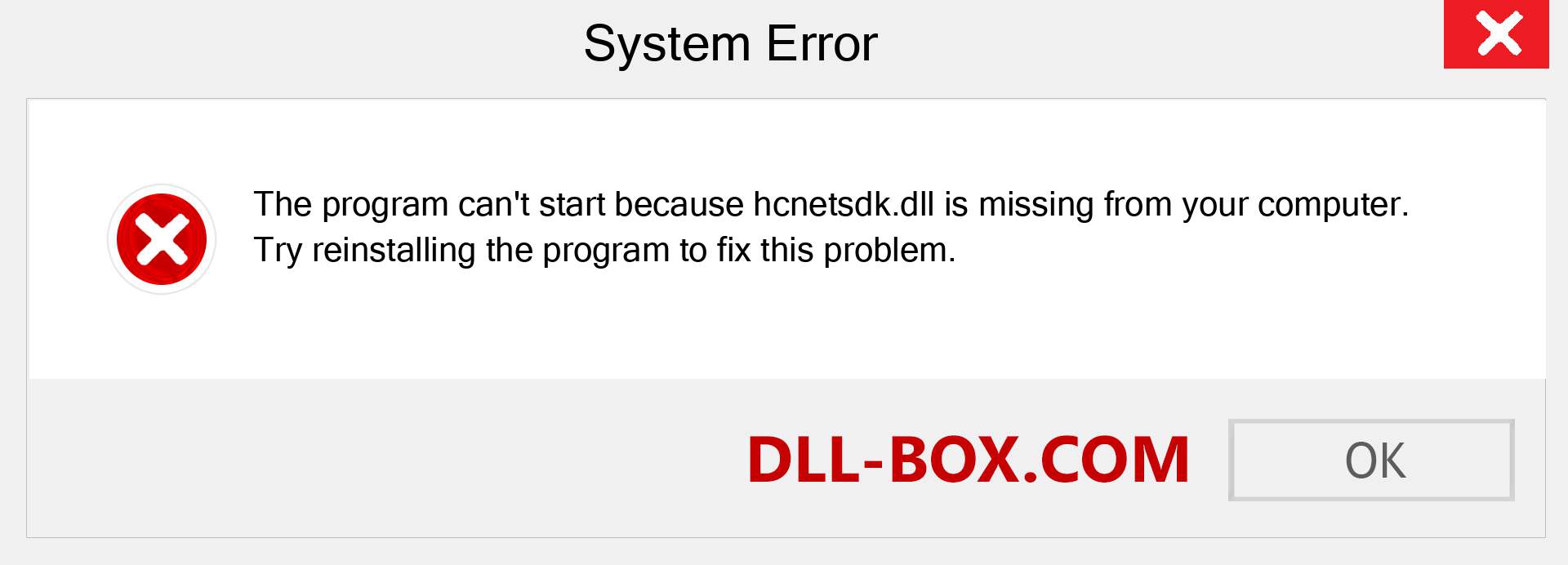  hcnetsdk.dll file is missing?. Download for Windows 7, 8, 10 - Fix  hcnetsdk dll Missing Error on Windows, photos, images